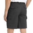 thumbnail image 2 of Men's Loose Fit Multi-pocket Work Short, Cargo Short Jxlgv, 2 of 5
