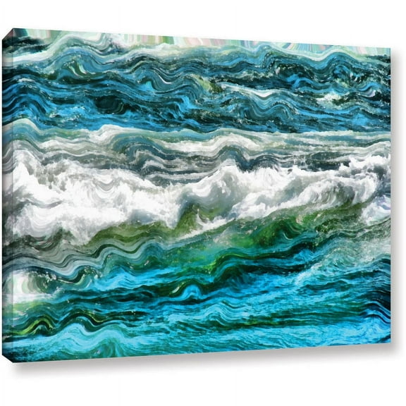 ArtWall Kevin Calkins "Cresting Waves 3.0" Gallery-Wrapped Canvas