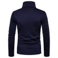 thumbnail image 4 of QUINDOS Mens Shirts Mens Fall And Winter Fashion Casual Solid Turtleneck Pullover Warm Bottoming Loose Fit Dressy T-shirts, 4 of 4