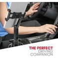 thumbnail image 6 of Macally Cup Holder Tablet Mount - Heavy Duty iPad Cup Holder Car Mount Stand or Tablet Holder for Car, Truck, and Vehicle - Fits Devices 3.5" - 8” Wide with Case - Adjustable iPad Holder for Car, 6 of 7