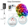 thumbnail image 4 of DAYBETTER Led Strip Lights,100ft Light Strips with App Control Remote,24V 5050 RGB Led Lights for Bedroom, Music Sync Color Changing Lights for Room Party, 4 of 7