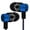 Blue, variant on Zznnkj Wired Earbuds with Microphone, In Ear Headphones with Heavy Bass, Earphones with Stereo Sound, Support for Tablet, Laptop, MP3, Android Smartphones, Most 3.5mm Audio Devices