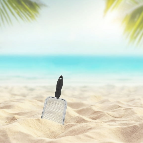 BESTOYARD 2Pcs Multi Use Beach Mesh Shovel Tool with Breathable Design for Sand and Water Drain