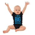 thumbnail image 3 of I Am a Big Brother Cute Siblings Bodysuit Jumper Boys Infant Baby Brisco Brands 18M, 3 of 6