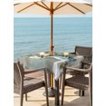 thumbnail image 3 of Outdoor Tablecloths with Umbrella Hole & Zipper, Rustic Floral 60x60 Inch Square Tablecloths, White Magnolia Flowers Farmhouse Bottle Branch Waterproof Table Cloth, Patio/Pool/Picnic Table Covers, 3 of 8