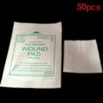 thumbnail image 1 of DEBGFS 50 Pcs Tampon en Gaze Premiers Soins Imperméable Pansement Stérile Tampon Médical en Gaze, 1 of 5