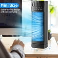 thumbnail image 3 of Costway 14'' Mini Oscillating Tower Fan Electric Desk Fan w/3 Speed & Timer Black, 3 of 10
