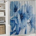 thumbnail image 6 of JEUXUS Purple Tulips Decorative Art Floral Shower Curtain - Multiple Sizes White, 6 of 7
