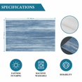 thumbnail image 6 of Blue Placemats Set of 4, Vintage Modern Abstract Art Ombre Placemats for Dining Table, Place Mats for Kitchen Tabletop, Waterproof Wipeable Dining Table Mats Set, 6 of 9