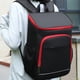 thumbnail image 5 of Yuarrent Mochila de almuerzo aislada a prueba de fugas ligera OxfordCloth que camina la bolsa de almuerzo aislada a prueba de fugas Mochilas de mochilero gris naranja, 5 of 6