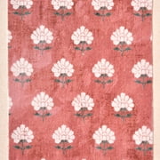 Beautiful Framed Floral Block Print Wall Art by Drew Barrymore 11.5 X 18
