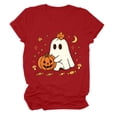 thumbnail image 5 of Akiihool Fall Graphic Tees for Women Halloween Shirts Womens Witch Tshirts They Missed One Shirt Spooky Tee Tops (Red,2XL), 5 of 7