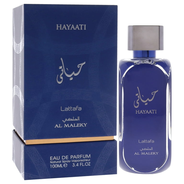 Lattafa Hayaati Al Maleky EDP Spray, 3.4 oz, Lemon Lavender