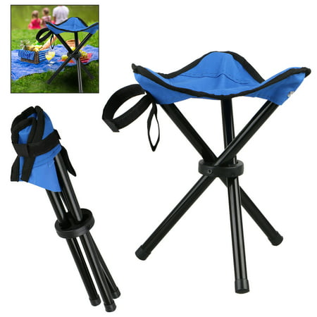 EEEKit Large Slacker Chair, Portable Tripod Stool Folding Stool with Carrying Case for Outdoor Camping Walking Hunting Hiking Fishing