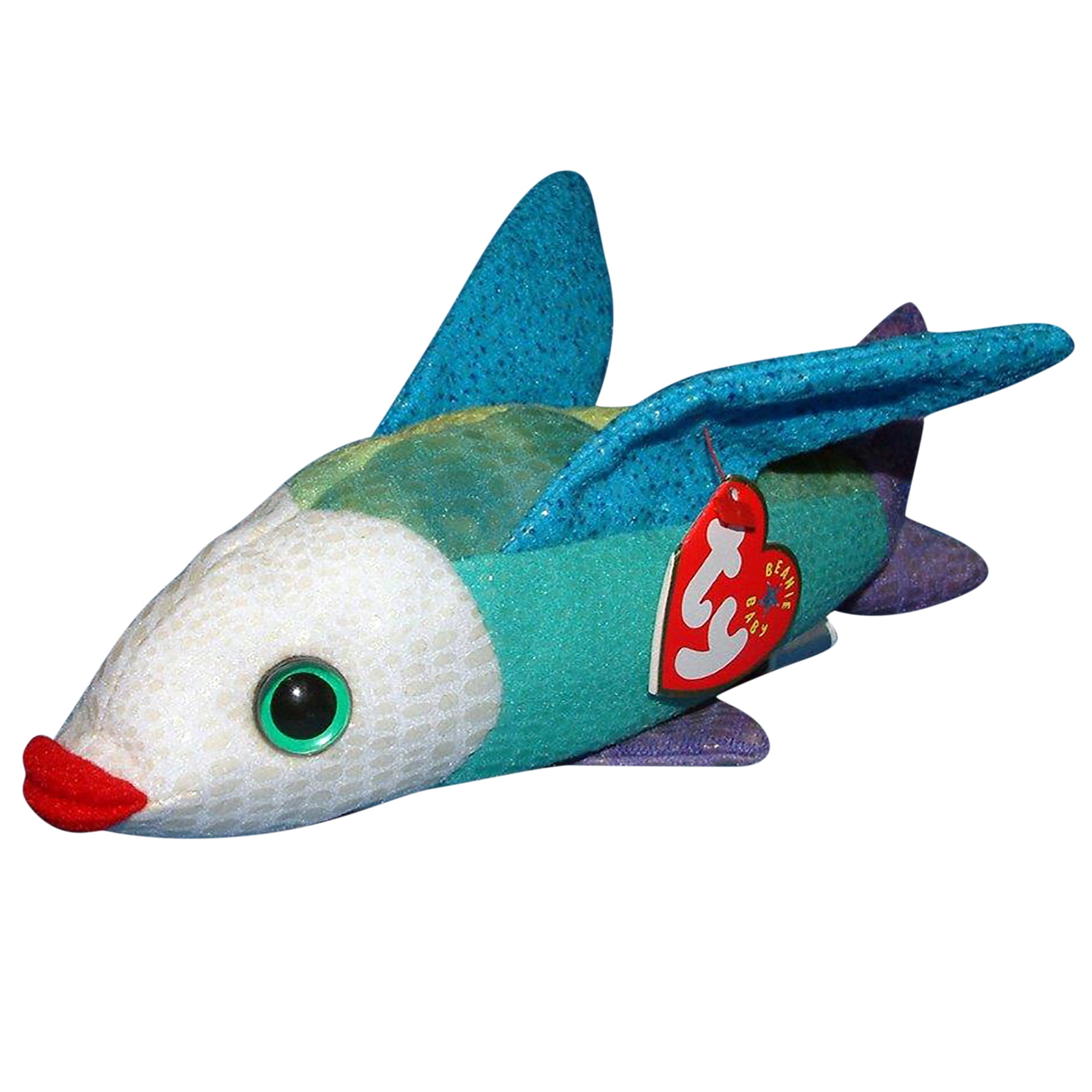 Ty Beanie Baby Propeller the Flying Fish Stuffed Animal MWMT