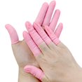 thumbnail image 4 of LEEYNEER600Pcs Disposable Finger Cover Latex Finger Protective Cover Fingertip Cover Pink, 4 of 4