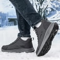 thumbnail image 4 of Men's Sneakers Winter Walking Shoes Thermal Insulated Comfortable Athletic Sneakers with Arch Support Non Sole for Outdoor Hiking and Everyday Casual Wear Lightweight Breathable Design, 4 of 9