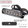 thumbnail image 3 of Emergency Warning Lights for Vehicles, Emergency Lights for Trucks, Strobe Lights, 6 LED Surface Mount Waterproof, 3 of 5