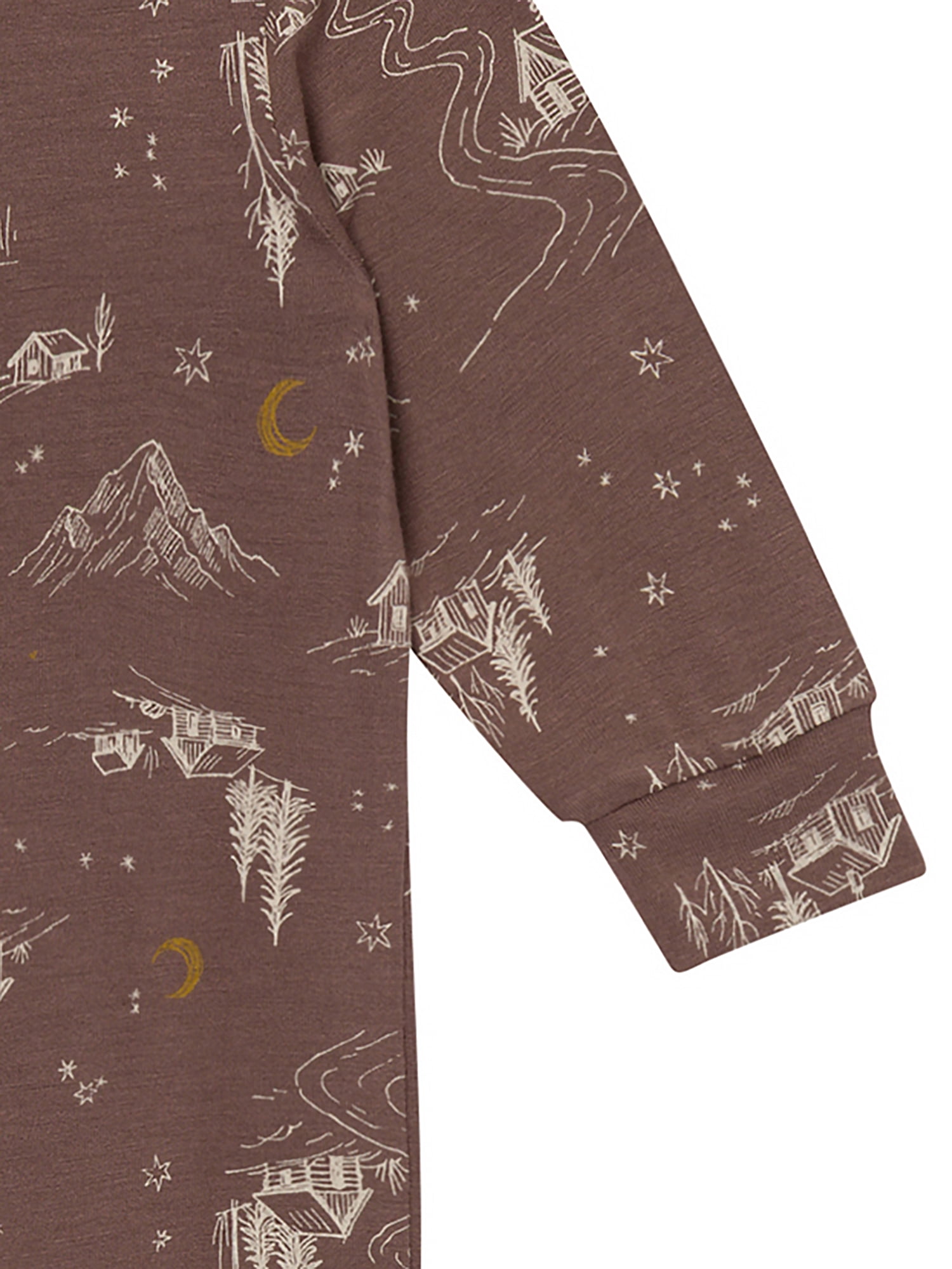 Modern Moments by Gerber Neutral Two-Way Zip Viscose Coverall, Sizes Newborn - 24 Months