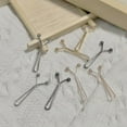 thumbnail image 4 of Opvise Heavy Duty Metal U-Shaped Fixing Clips for Women's Clothing, Adjustable Dress Clips for Secure Fit, Compact Fashion Accessories, Multi-Functional Garment Clips (12 Pack), 4 of 7