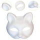 thumbnail image 2 of Kit de máscara de gato DIY, manualidades, accesorios para pintar, máscara de gato blanca en blanco para escenario de carnaval Estilo A, 2 of 9