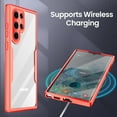 thumbnail image 5 of FIEWESEY for Samsung Galaxy S24 Plus, Built-in PET Screen Protector Dual Layer Full Body Protective Hard PC Back+Soft TPU Bumper Shockproof Phone Case for Galaxy S24 Plus(Red), 5 of 5