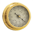 thumbnail image 2 of 4 Pcs Boat Barometer Clock Thermometer Hygrometer Weather Station Set Wall Mounting Type Brass for Case for Shell Light, 2 of 6
