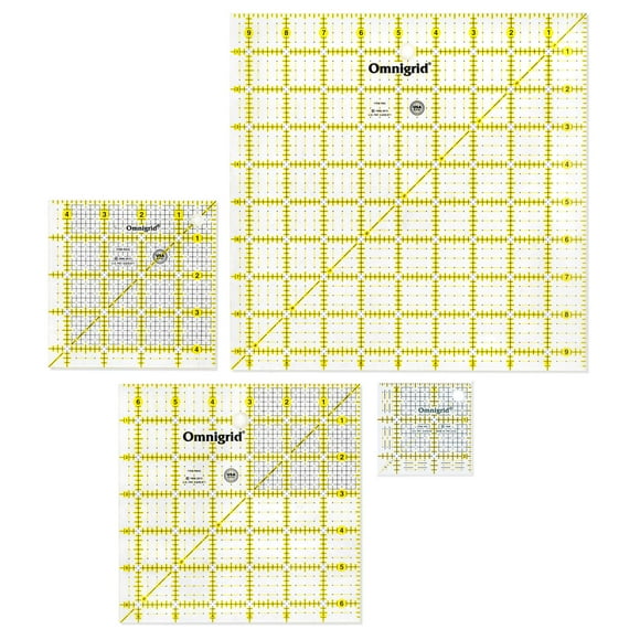Omnigrid Lot de 2 Règle, Lot de 4