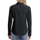 thumbnail image 4 of Camisa de vestir Siliteelon para mujer, manga larga, con botones, color negro, 4 of 5