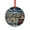 Pattern, variant on Realistic Watercolors New York City Christmas Ornament Holiday Home Decor Travel Memorable Glass Round Christmas Ornament