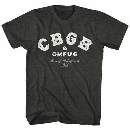 Cbgb Music Logo Adult Short Sleeve T Shirt