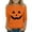#A04-Orange, variant on Abcomgle Halloween T Shirts for Girls Spooky Pumpkin Face Graphic Tshirts for Girls Crewneck 3/4 Raglan Sleeve Shirts for Kids Fall Funny Holiday Top for Girls,12-13 Years