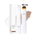 thumbnail image 2 of Color Changing Foundation Stick with Built-in Brush, Quick Fix Full Coverage Concealer Stick, Hydrating Concealer Base Makeup, 2 IN 1 Double Head Foundation Stick for Flawless Look (#04, Tan), 2 of 9