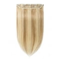 thumbnail image 2 of Extensions de Cheveux Humains 100 % Remy 1 Pce 5 Clips Clip in Cheveux Raides Soyeux, 2 of 6
