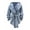 BU2, variant on Jean Jacket for Women Waist Cinching Hooded With Belt Windbreaker Long Sleeved Cardigan Denim Jacket Coat with Pockets