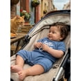 thumbnail image 5 of BemeyourBBs Preemie Baby Boys Summer Clothes Baby Boy Newborn Hospital Going Home Outfit Waffled Romper I'm New Here Letter Embroidery Short Sleeve Jumpsuit Playsuit Shorts, 5 of 9
