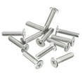 thumbnail image 1 of Unique Bargains M5x0.8x20mm 50Pack Metal Flat Round Head Screws Phillips Drive Machine Bolt, 1 of 5