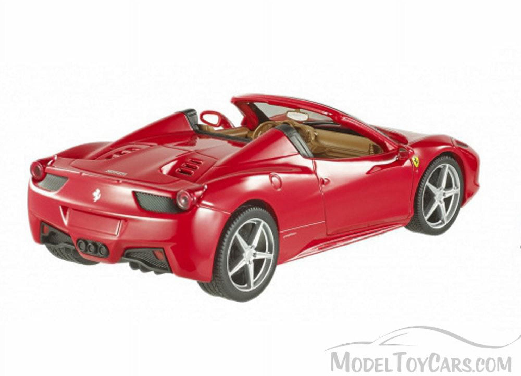 Ferrari 458 Italia Spider Red 1/24 Diecast Car Mod - Walmart.com