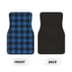 thumbnail image 2 of Fotbe Blue Black Plaid Juego de 4 Tapetes para Auto con Estampado – Alfombrillas de Goma Reforzada, Diseño Antideslizante, Protección para Todo el Año – Vehículos, Autos, Camionetas y SUVs, 2 of 7