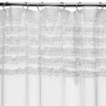 thumbnail image 2 of Creative Bath Products Ruffles Shower Curtain 72L 72W, 2 of 3