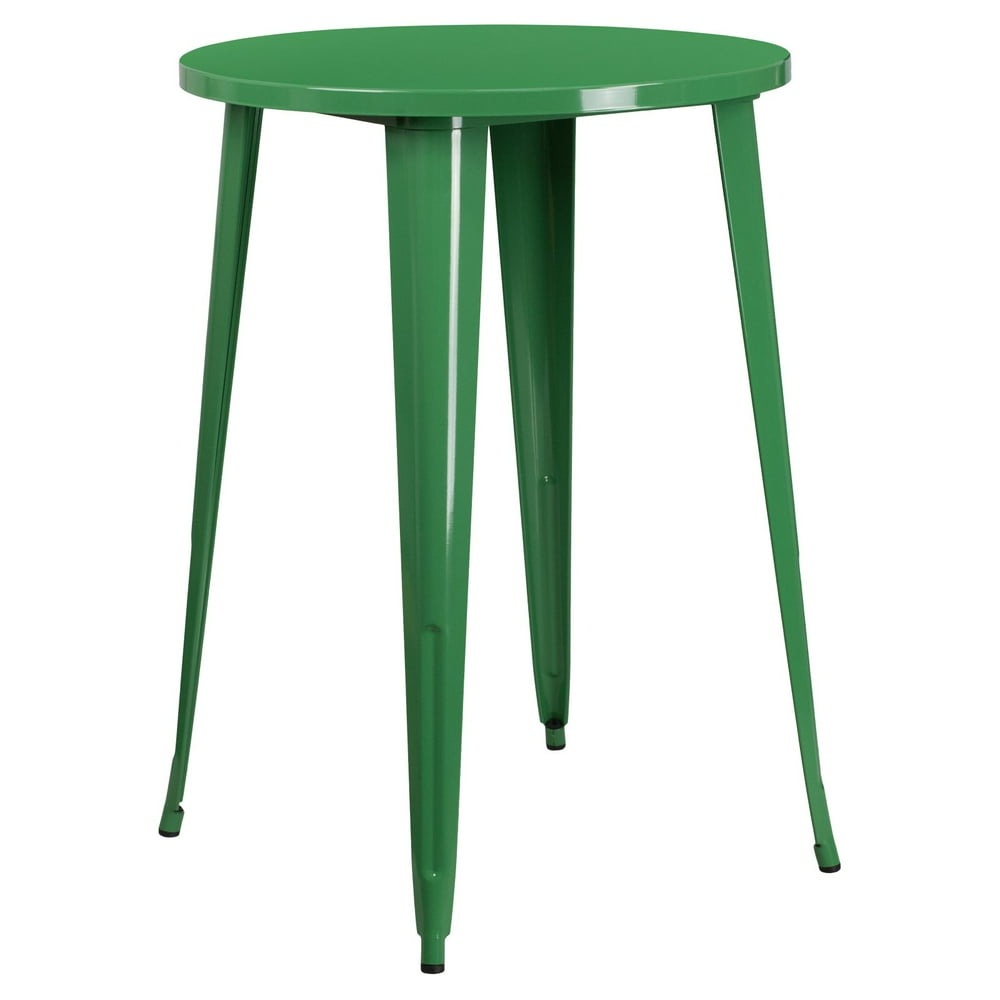 Flash Furniture 30'' Round Metal IndoorOutdoor Bar Height Table