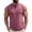 Hot Pink, variant on Men's Sleeveless Henley Tank Tops Solid Color Summer Casual with Chest Pocket Muscle Tee