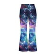 thumbnail image 5 of DISNIMO Colorful Butterfly Girls Bell Bottoms Size 9-10 Flare Leggings for Girls with Pockets Bell Bottoms Leggings for Kids Yoga Pants for Girls Elastic Waist Pants for Kids, 5 of 7