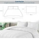 thumbnail image 5 of Juego de Funda Duvet Bluelander para Edredon King Size, 2 Fundas de Almohada, Diseño de Líneas, Blanco, 5 of 5