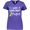 Purple, variant on Inktastic Just Down Right Perfect Down Syndrome Awareness Ribbon Women's V-Neck T-Shirt
