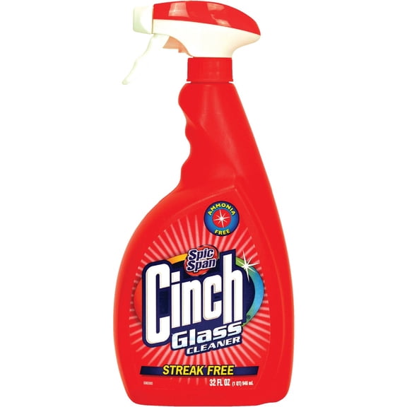 Spic & Span Cinch Glass Cleaner - Liquid Household Cleaner - 2 Pack, 17 oz