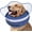 Navy, variant on Raised Inflatable Dog Cone Alternative Collars for After Surgery, Dog Donut Collar After Surgery, Soft Pet Cone for Small Medium Large Dogs to Stop Licking Navy,S(Neck 7"-9.5")