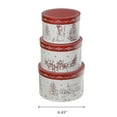 thumbnail image 3 of Round Nesting Boxes (Winter Scene) (Set Of 3), 3 of 3