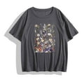 thumbnail image 4 of Busydd Womens Summer Tops Short Sleeve Round Neck Tshirts Shirts for Women Trendy Floral Print Graphic Tees Casual Comfortable Womens T Shirts M, 4 of 4