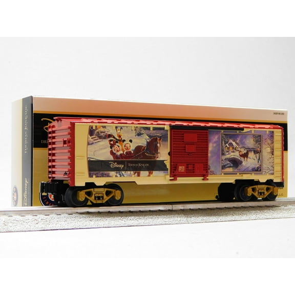 LIONEL THOMAS KINKADE MICKEY & MINNIE EVENING SLEIGH BOXCAR O GAUGE 2528410